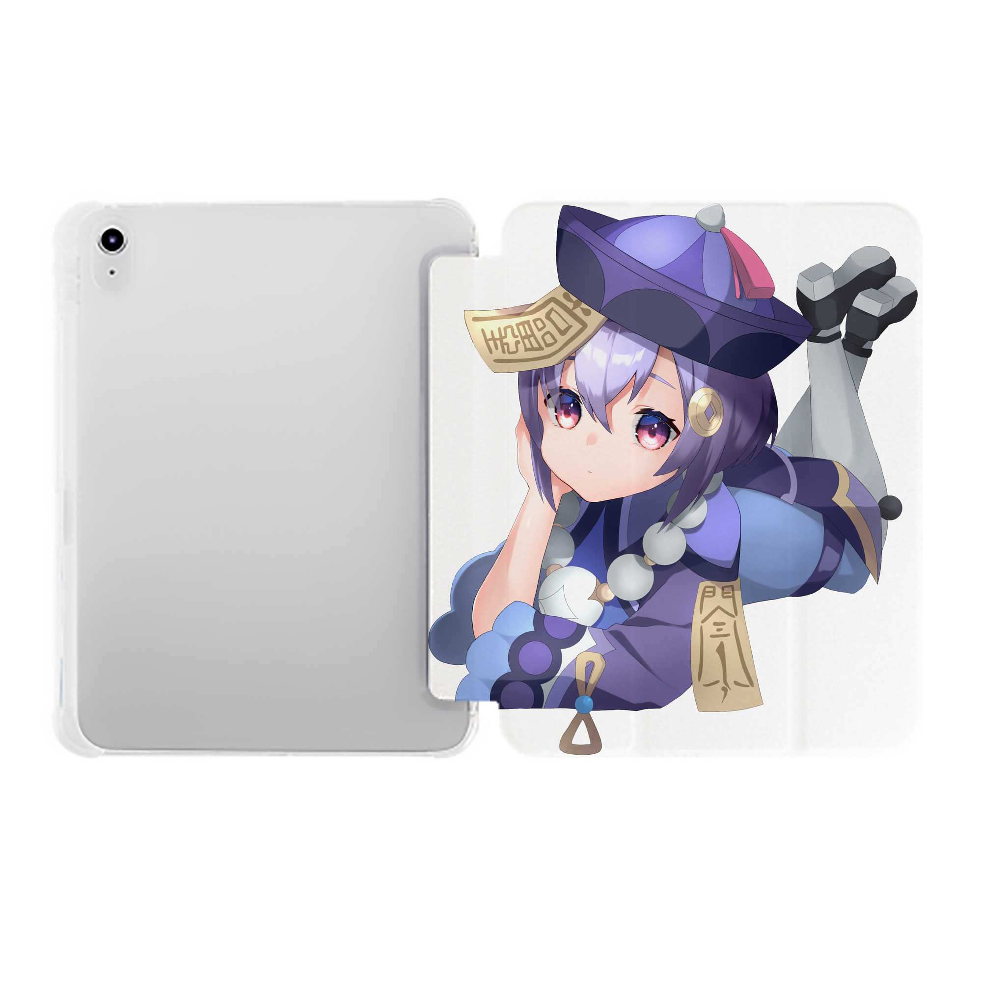 げんし神 七七 なな  genshin Nana IPad ケース ペン収納付き 三つ折りスタンド PUレザー×シリコン 対応機種9.5/10.5/10.9インチ